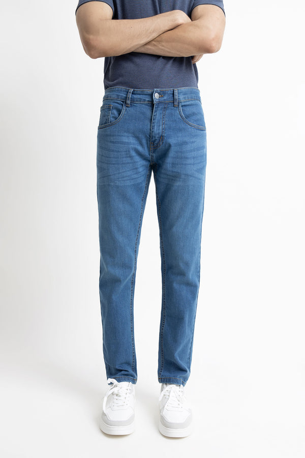 The Medium Wash Slim Fit Jeans