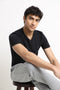 The Black V Neck T-Shirt