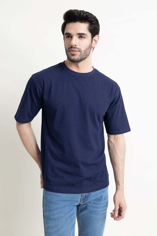 Midnight Blue Oversized T-Shirt