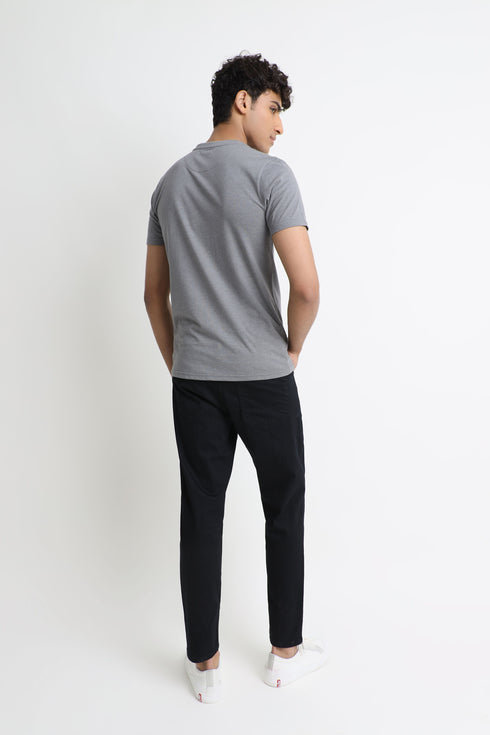 Grey V-Neck T-Shirt