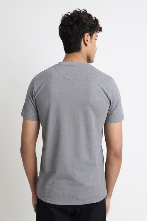 Grey V-Neck T-Shirt