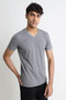Grey V-Neck T-Shirt