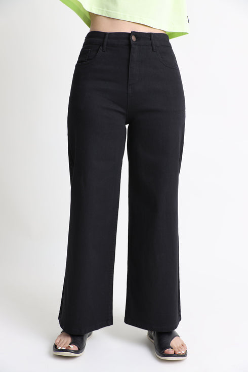 Black Wide Leg Jeans