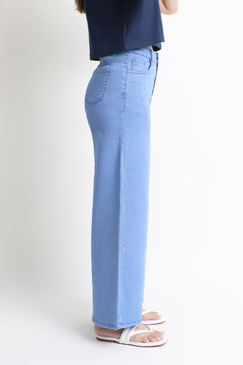 The Blue Wide Leg Jeans