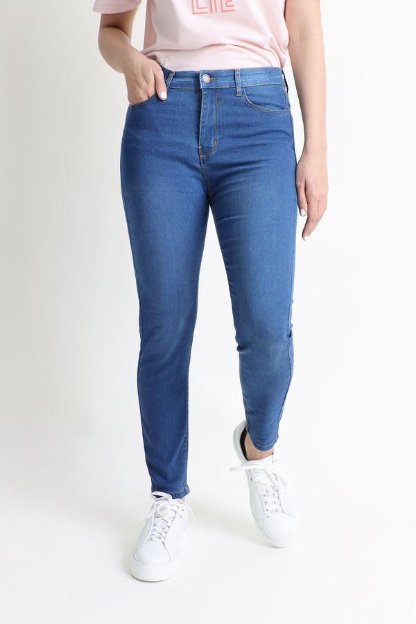 The Medium Wash Skinny Jeans