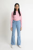 The Light Wash Boot Cut Jeans