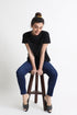 The Black Laced T-Shirt