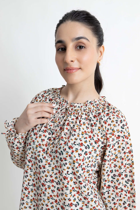 Floral Georgette Top