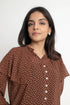 Brown Georgette Top