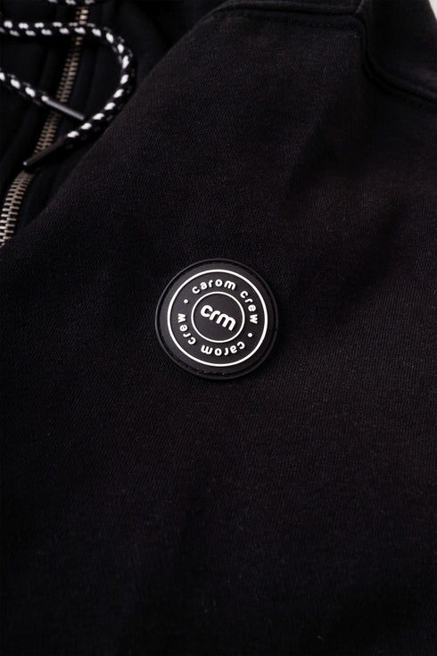 The Black Cut and Sew Hoodie