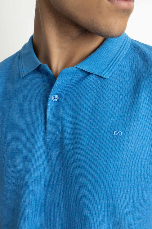 The Steel Blue Polo