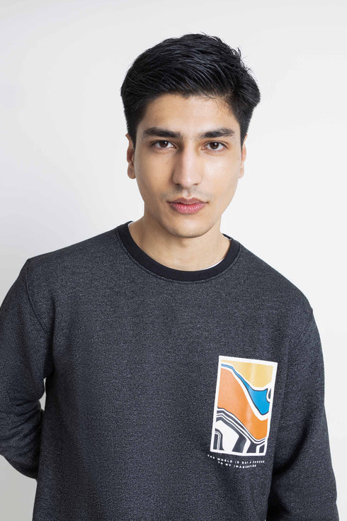 Life Is A Canvas Graphic Sweatshirt