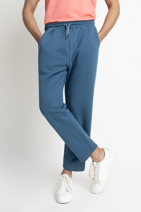 Teal Pull Up Trousers