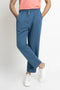 Teal Pull Up Trousers