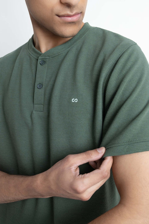 The Forest Green Henley