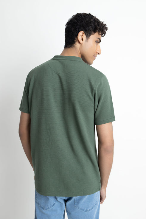 The Forest Green Henley