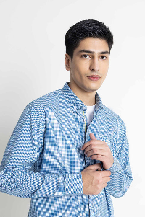 The Blue Check Shirt