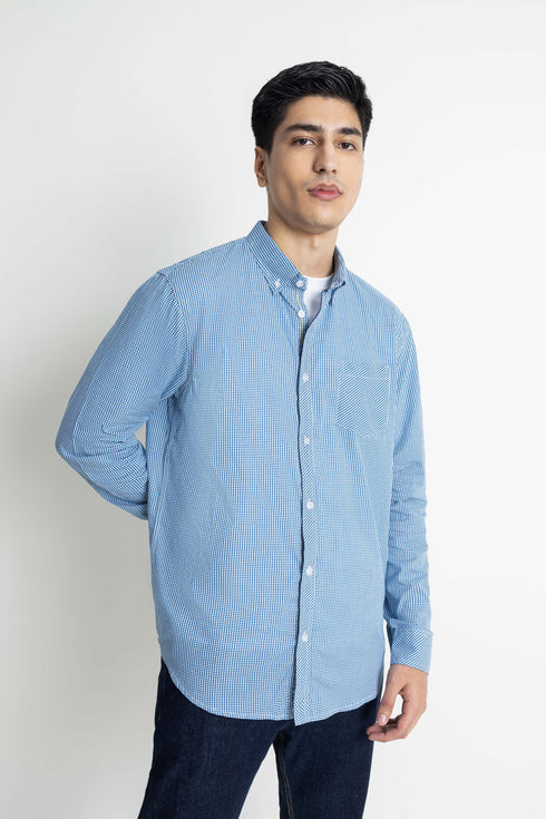 The Blue Check Shirt