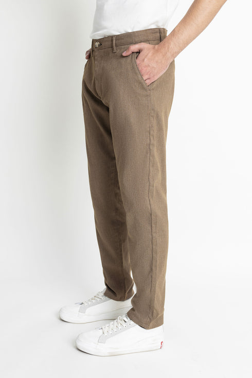 Khaki Tapered Fit Chino