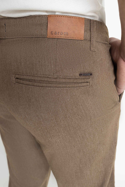 Khaki Tapered Fit Chino