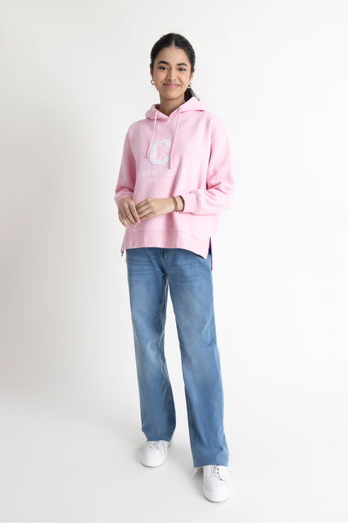 The Pink Carom Crew Hoodie