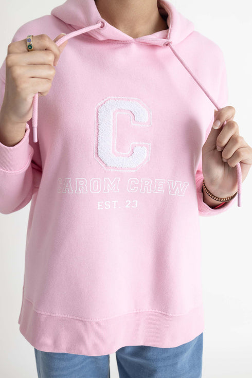 The Pink Carom Crew Hoodie