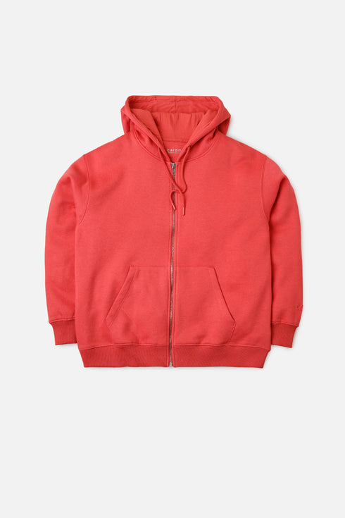 The Oversized Red Hoodie
