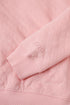 Quilted Pink Drop Shoulder Sweatshirt