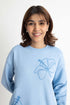 Extreme Oversized Ice Blue Sweatshirt
