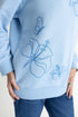 Extreme Oversized Ice Blue Sweatshirt