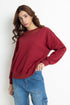 Studded Maroon Sweatshirt