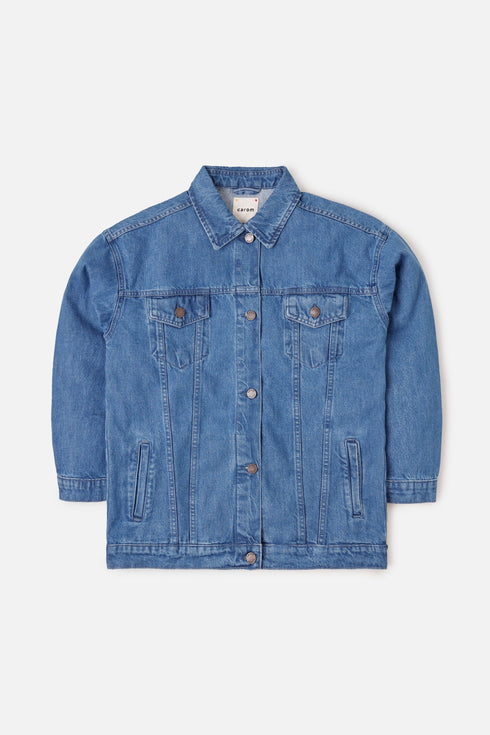 The Mid Wash Oversized Denim Jacket
