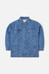 The Mid Wash Oversized Denim Jacket