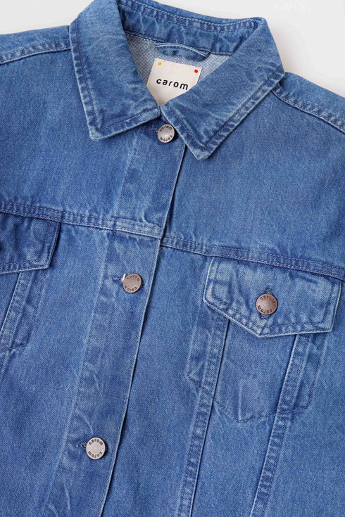 The Mid Wash Oversized Denim Jacket