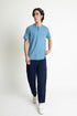 Blue Henley Tee