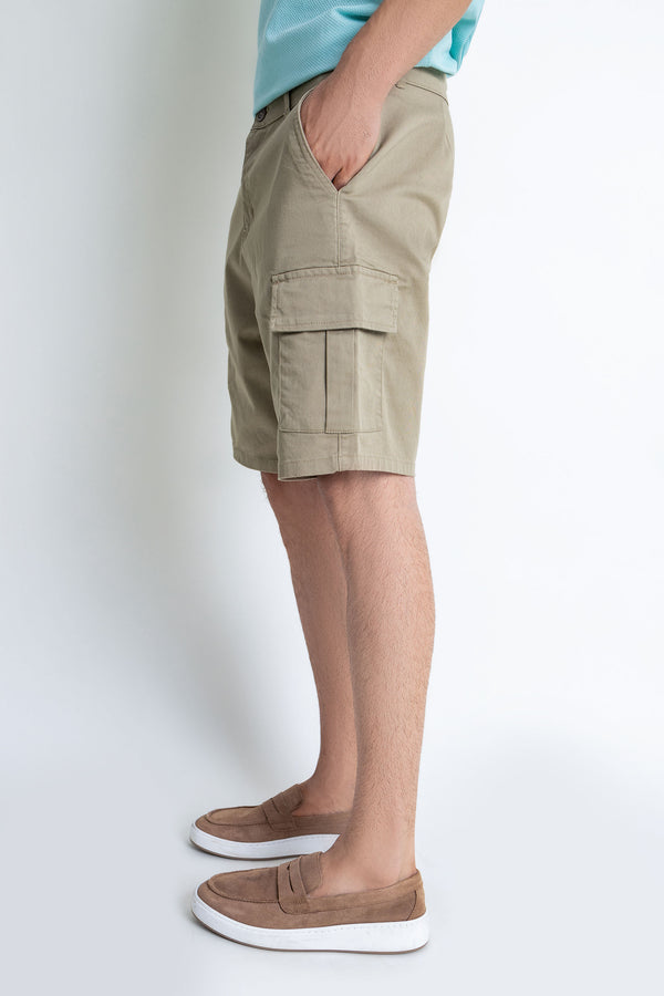 The Olive Cargo Shorts