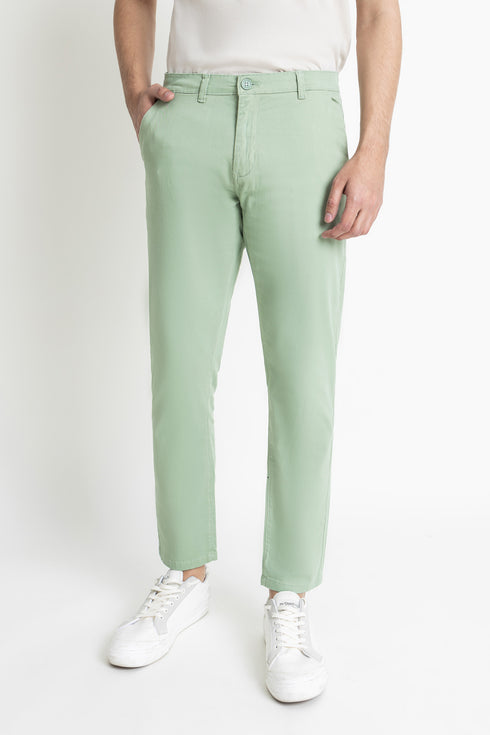 The Slim Fit Sage Green Chino