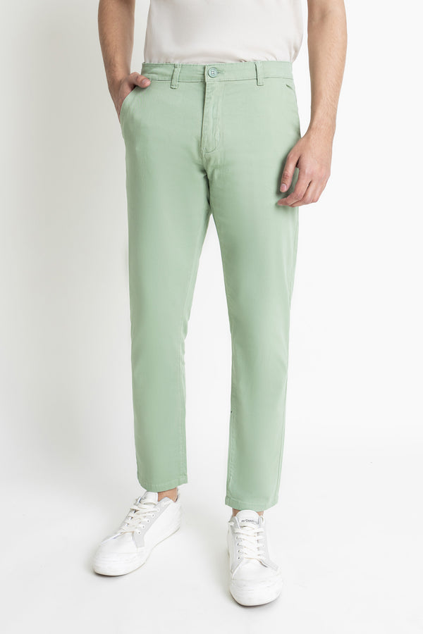 The Slim Fit Sage Green Chino