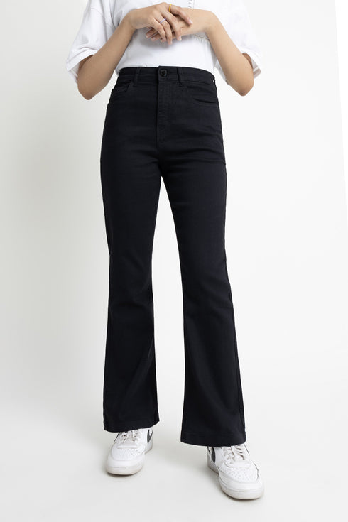 Black Bootcut Jeans
