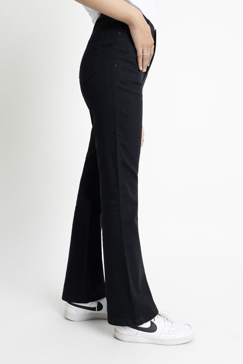 Black Bootcut Jeans