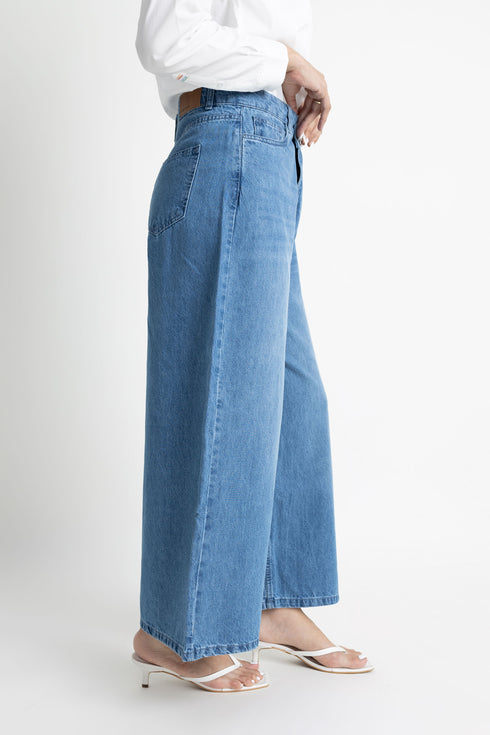 Lightwash Culotte Jeans