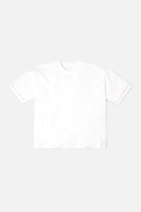 The White Embellished Tee