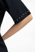 The Black Embellished Tee