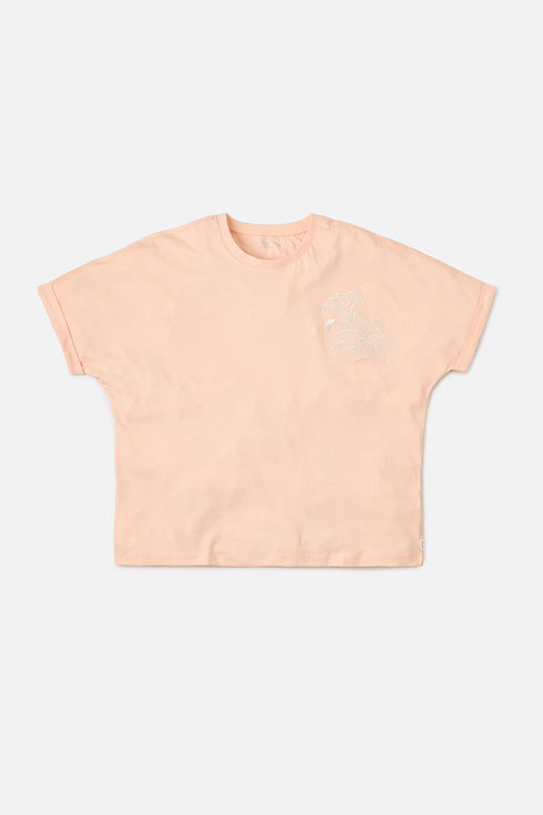 Peach Kimono Tee