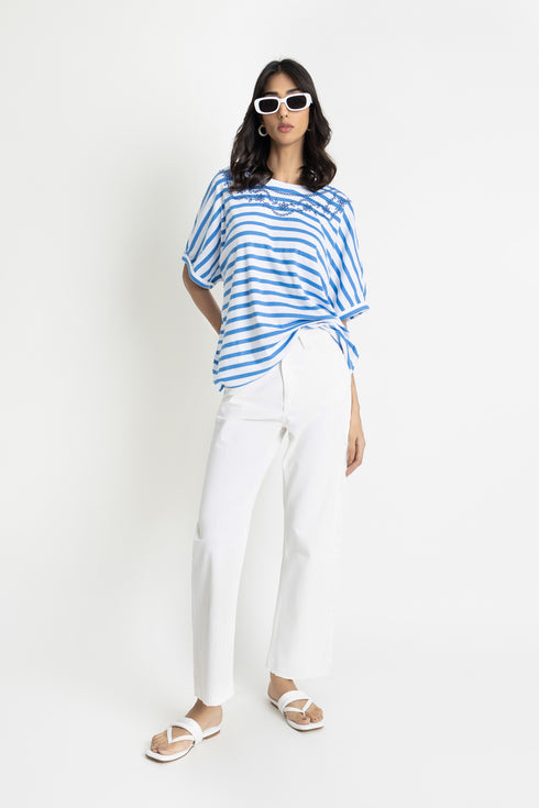 The Embroidered Kimono Tee