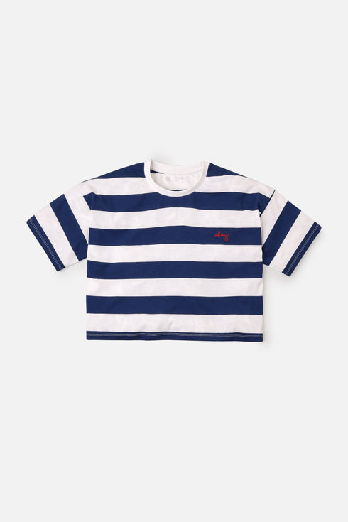Striped Crop T-Shirt
