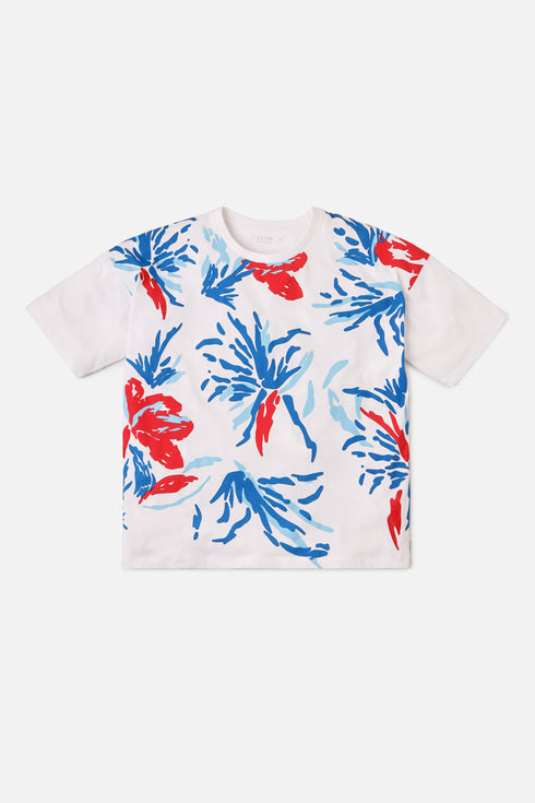 The Drop Shoulder Printed T-shirt