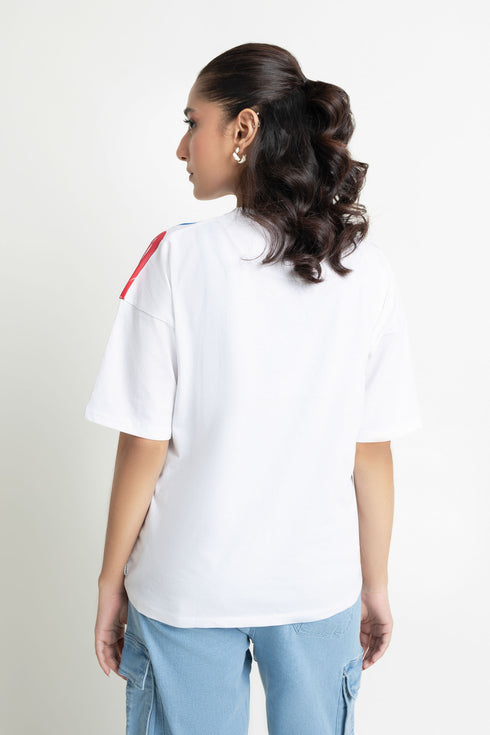 The Drop Shoulder Printed T-shirt