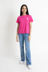 Candy Pink Boxy T-Shirt