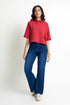Red Schiffli Shirt